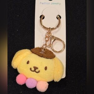 BAG CHARM Pompompurin Plushie PPP Pompom Keychain